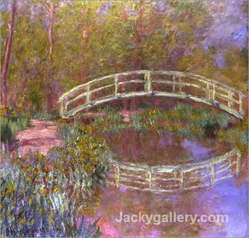 Le Pont Japonais Dans Le Jardin by Claude Monet paintings reproduction